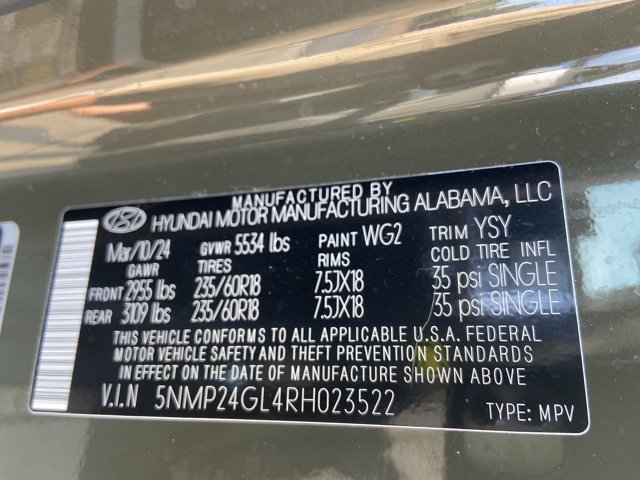 Used 2024 Hyundai Santa Fe SEL FWD image 33