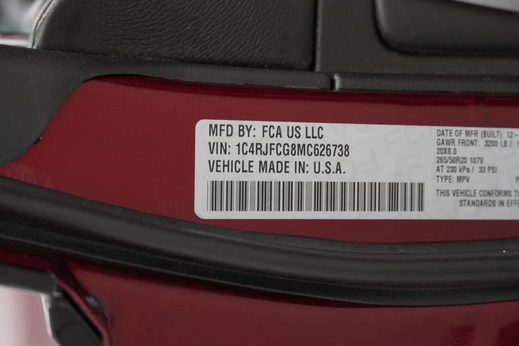 Certified 2021 Jeep Grand Cherokee High Altitude image 54