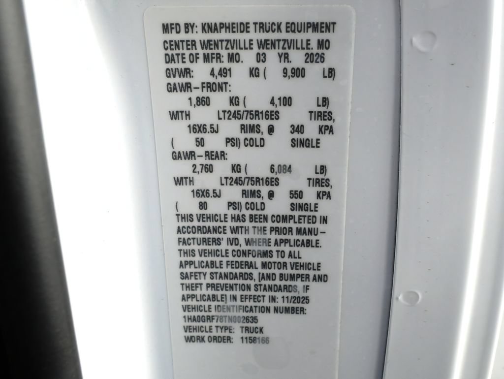 New 2026 Chevrolet Express 3500 w/ Power Convenience Package RWD image 38