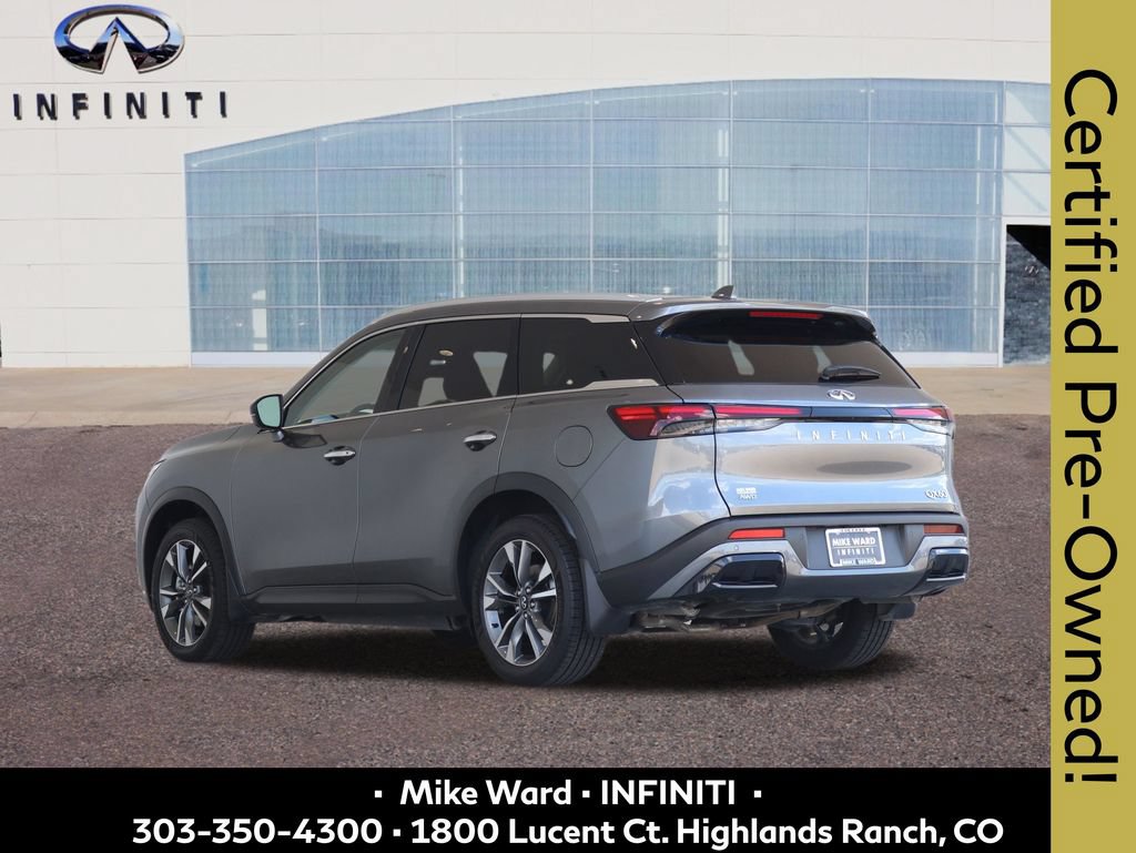 Certified 2025 INFINITI QX60 Luxe w/ Vision Package AWD/4WD image 3