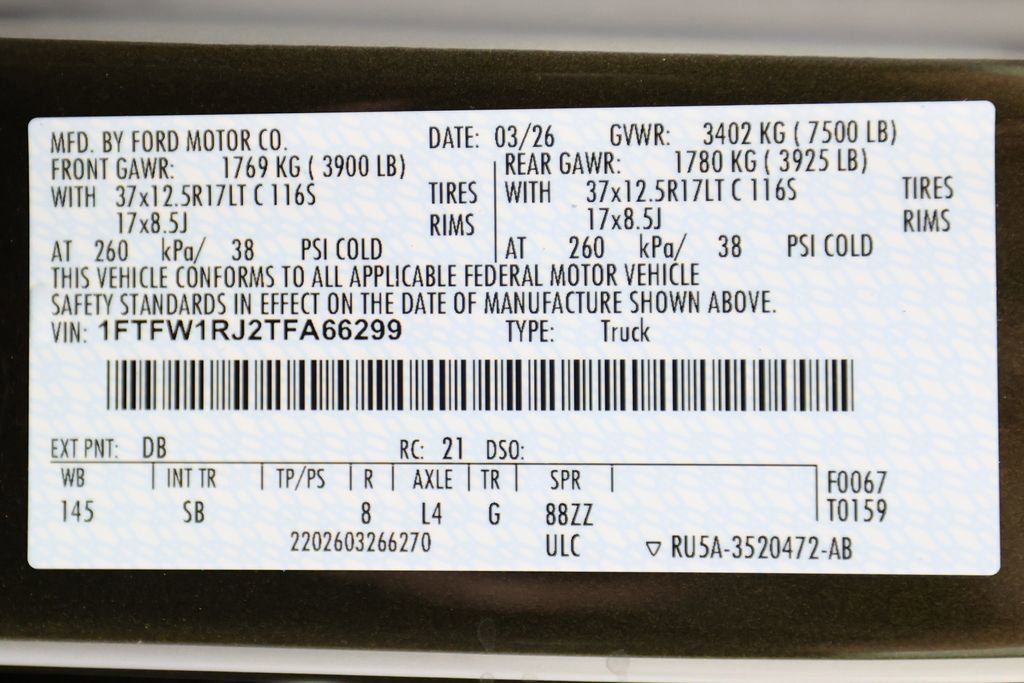 Used 2026 Ford F150 Raptor AWD/4WD image 56