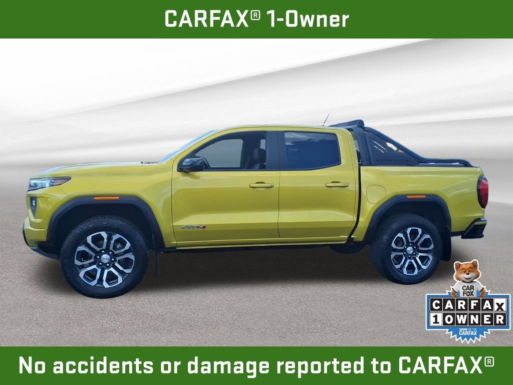 Certified 2023 GMC Canyon AT4 w/ LPO, Sports Bar Package AWD/4WD image 2