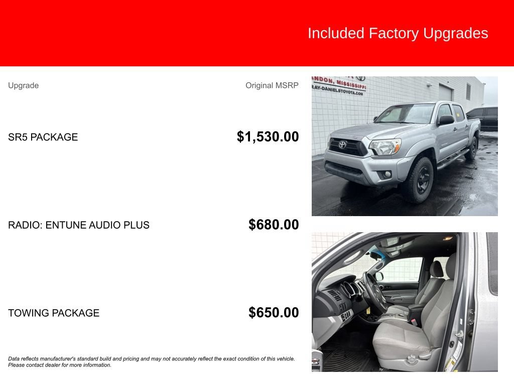Used 2015 Toyota Tacoma PreRunner w/ SR5 Package RWD image 5