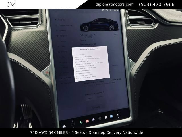Used 2017 Tesla Model S 75D AWD/4WD image 34