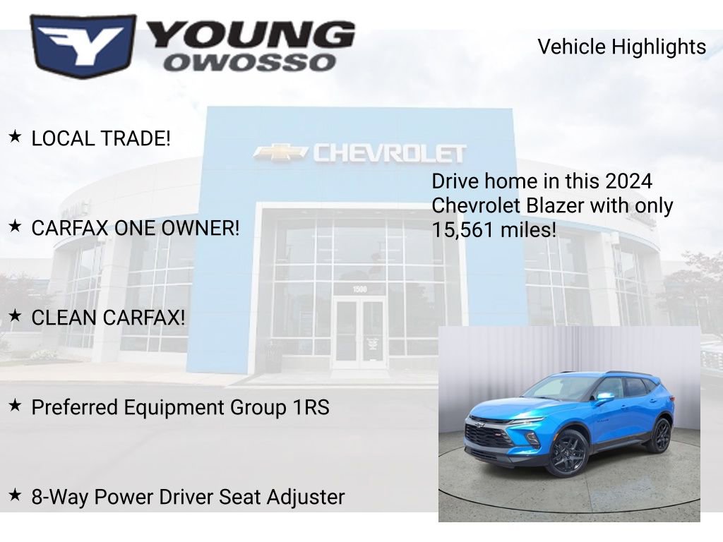 Certified 2024 Chevrolet Blazer RS FWD image 7