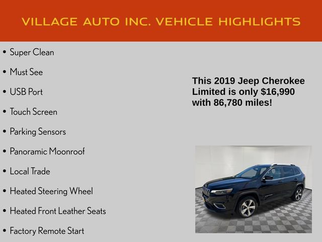 Used 2019 Jeep Cherokee Limited w/ Trailer Tow Group AWD/4WD image 7