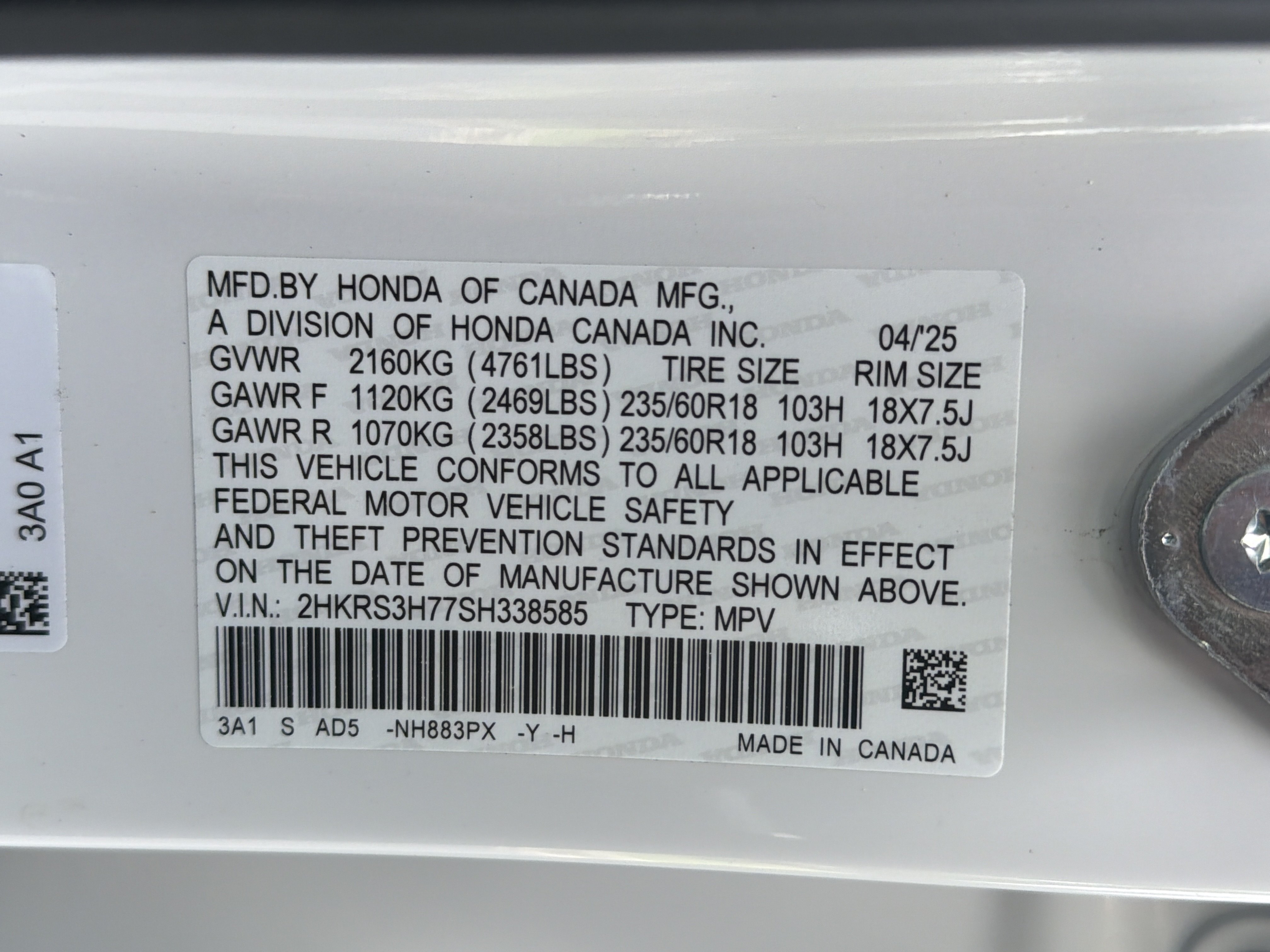 Certified 2025 Honda CR-V EX-L image 36