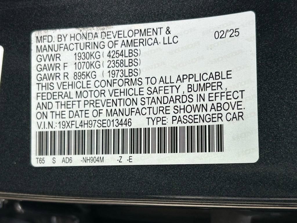 Used 2025 Honda Civic Sport Touring image 65