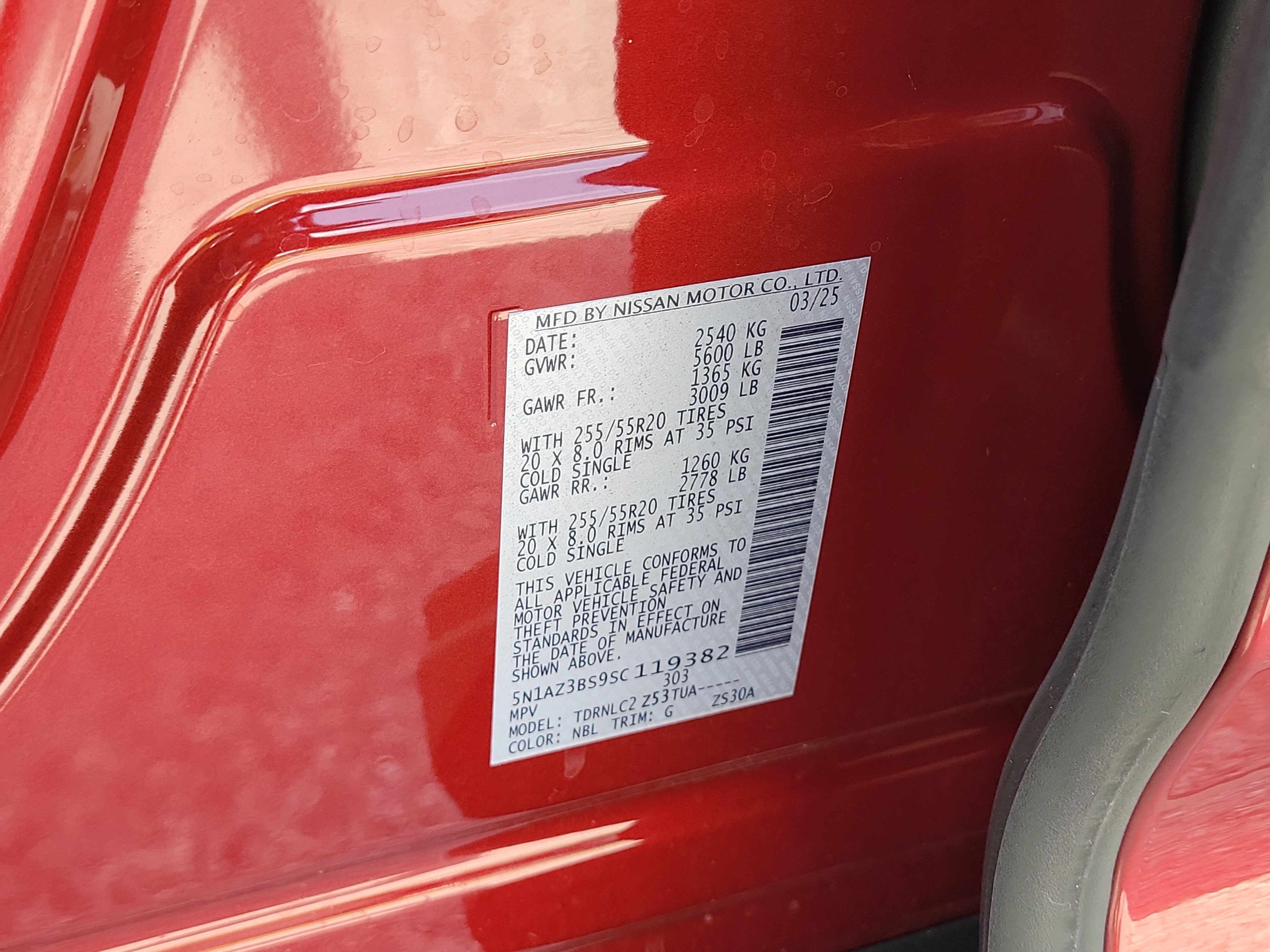 Certified 2025 Nissan Murano SV AWD/4WD image 30