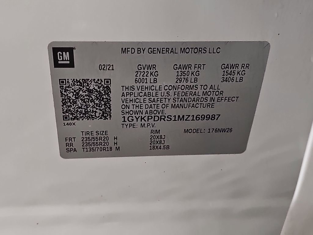 Certified 2021 Cadillac XT6 Premium Luxury w/ LPO, ONYX Package image 42