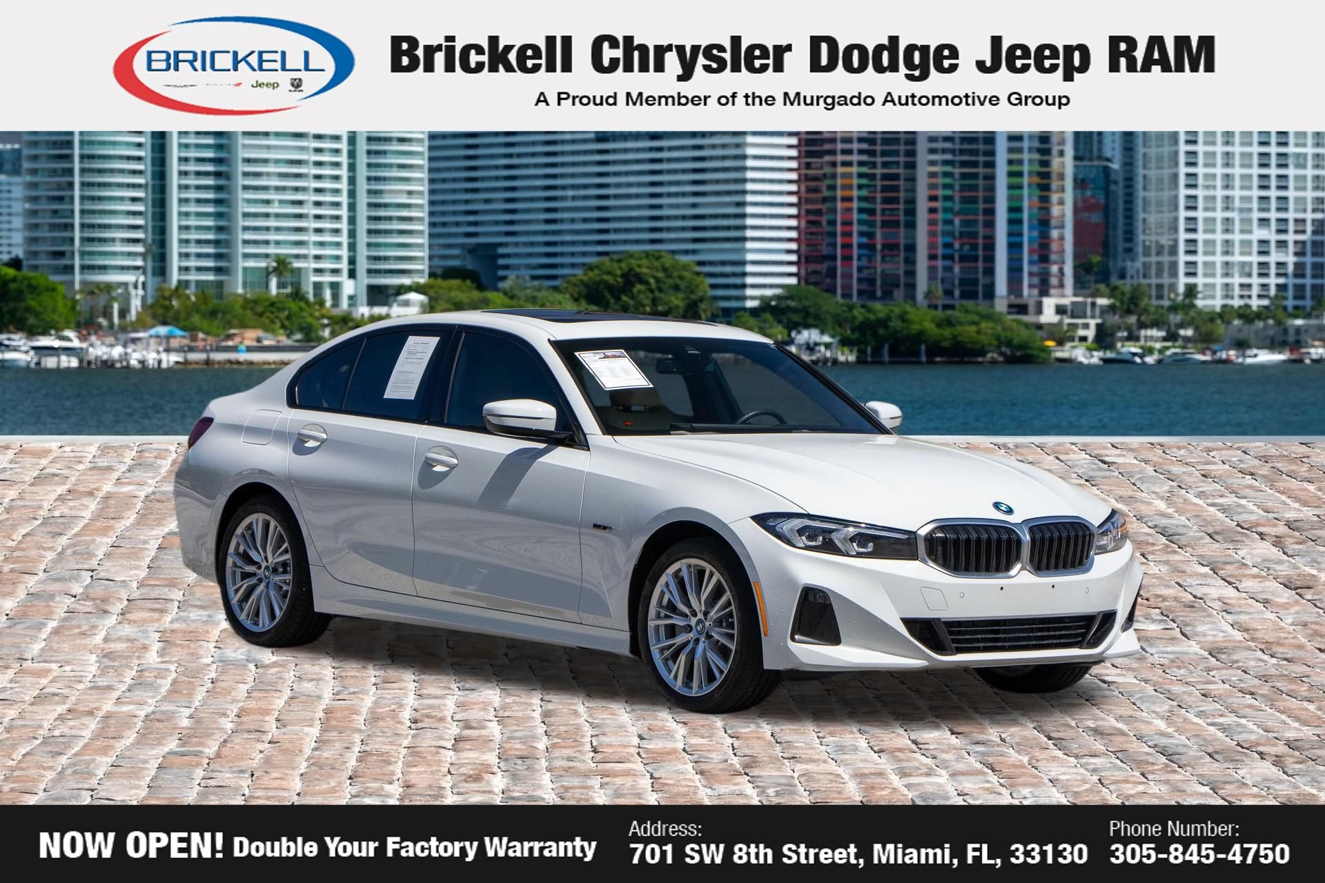 Used 2023 BMW 330e w/ Driving Assistance Package RWD image 3