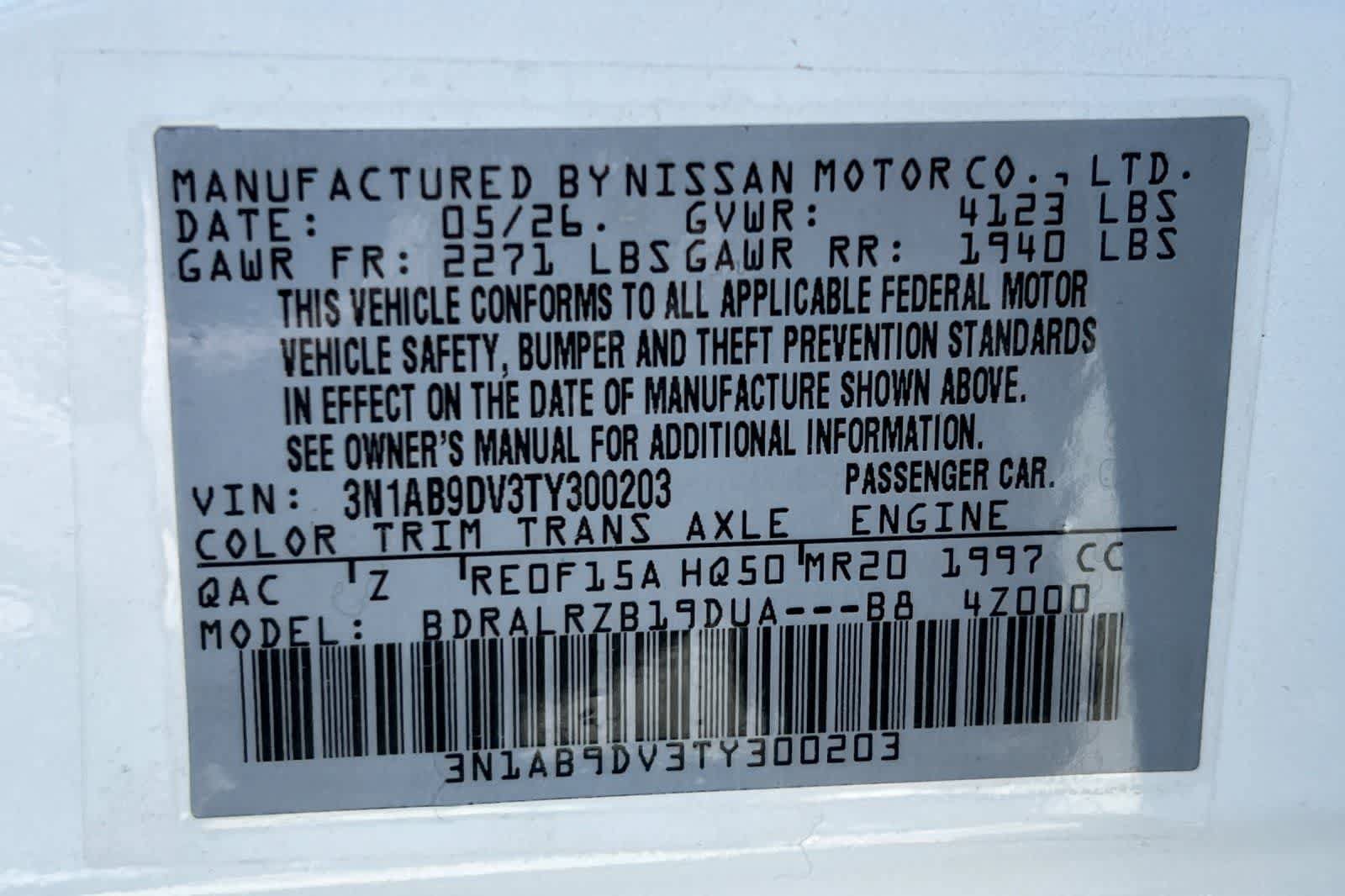 New 2026 Nissan Sentra SR FWD image 33