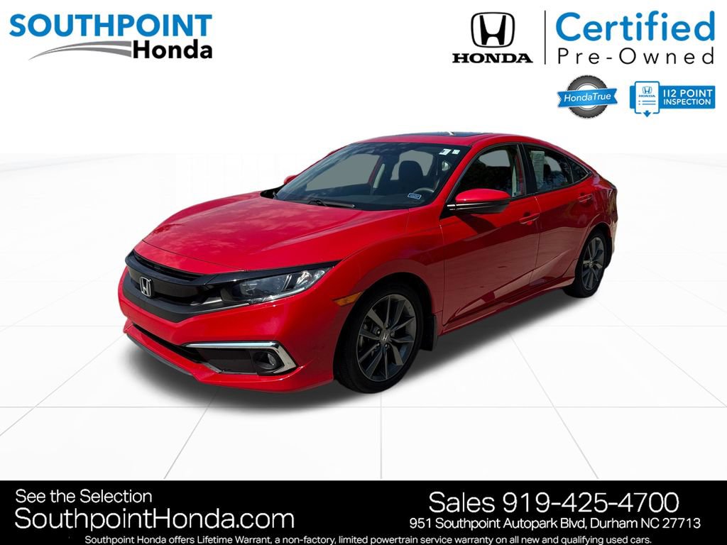 Certified 2019 Honda Civic EX image 3