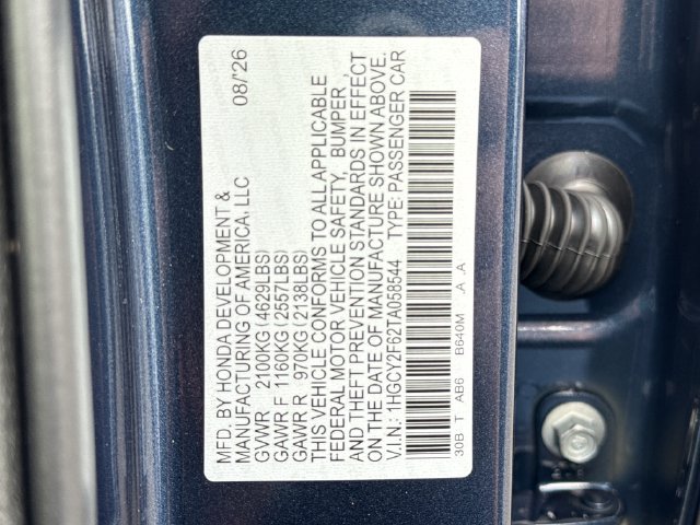 New 2026 Honda Accord EX-L image 20