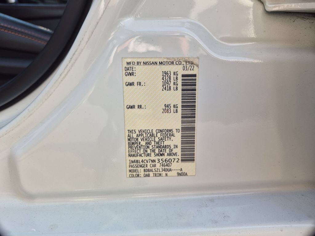 Used 2022 Nissan Altima 2.5 SR FWD image 30