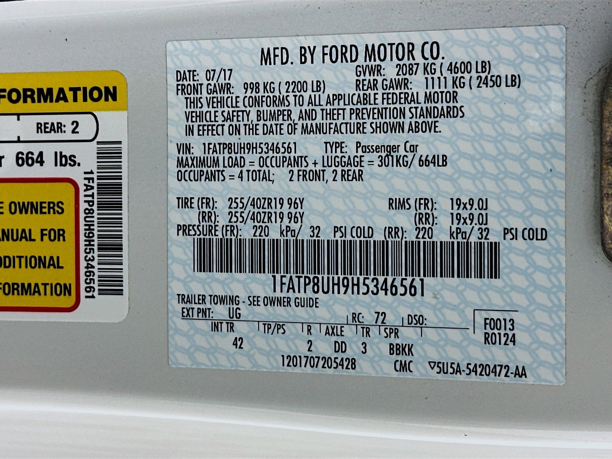 Used 2017 Ford Mustang Premium w/ Ecoboost Performance Package image 12