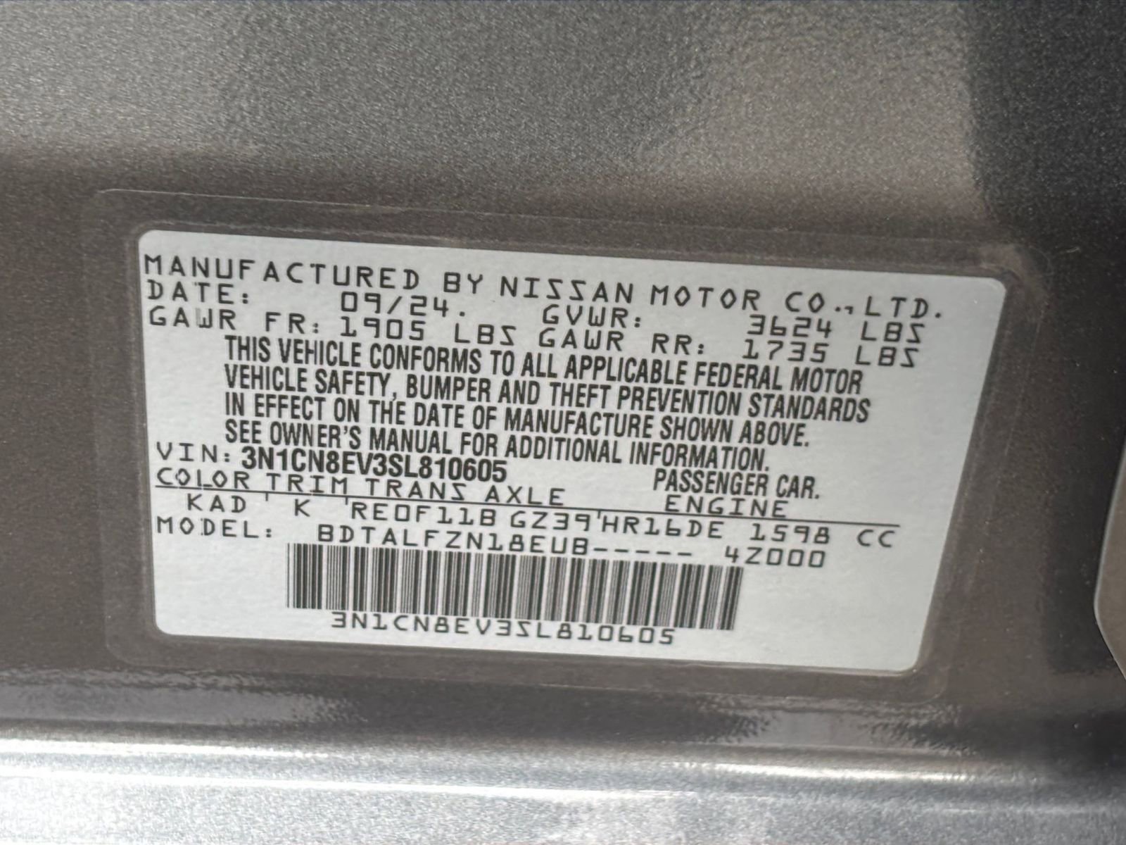 Used 2025 Nissan Versa SV image 27