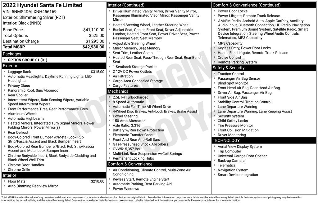 Used 2022 Hyundai Santa Fe Limited image 29