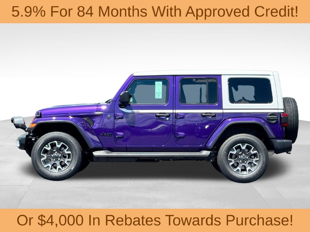 New 2026 Jeep Wrangler Unlimited Sahara w/ Whitecap Package AWD/4WD image 4