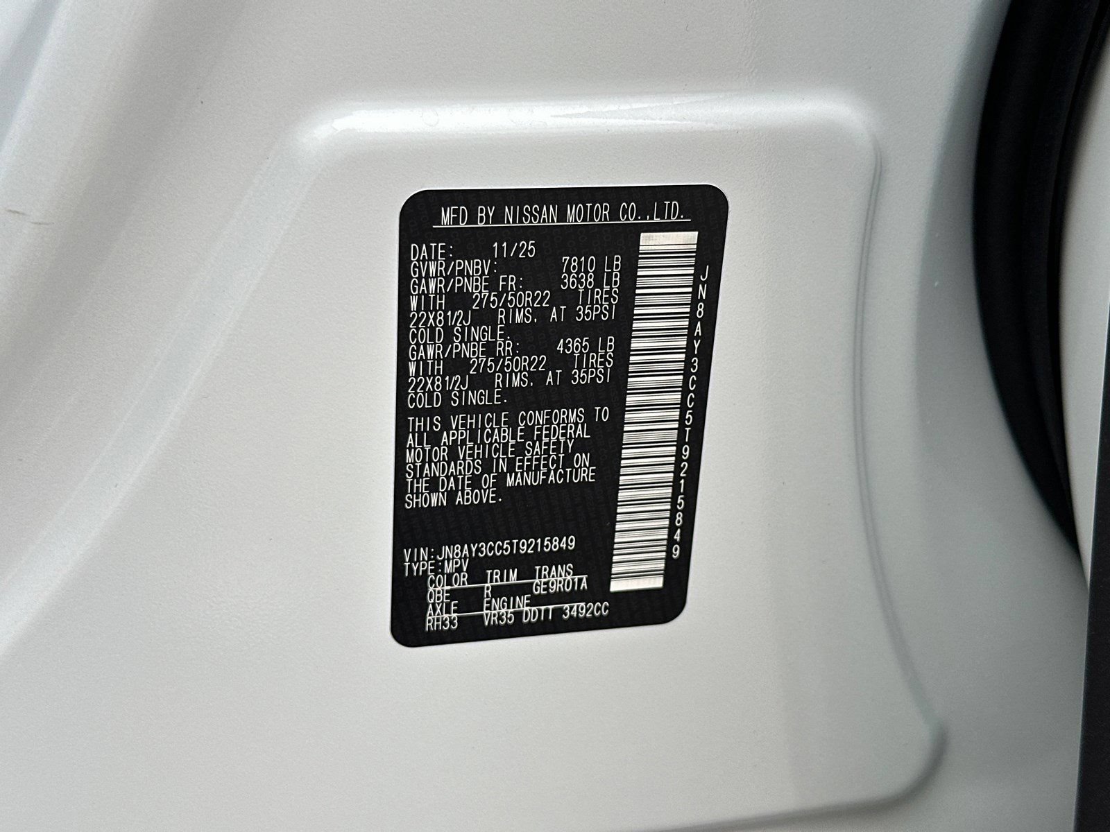 New 2026 Nissan Armada Platinum Reserve AWD/4WD image 40