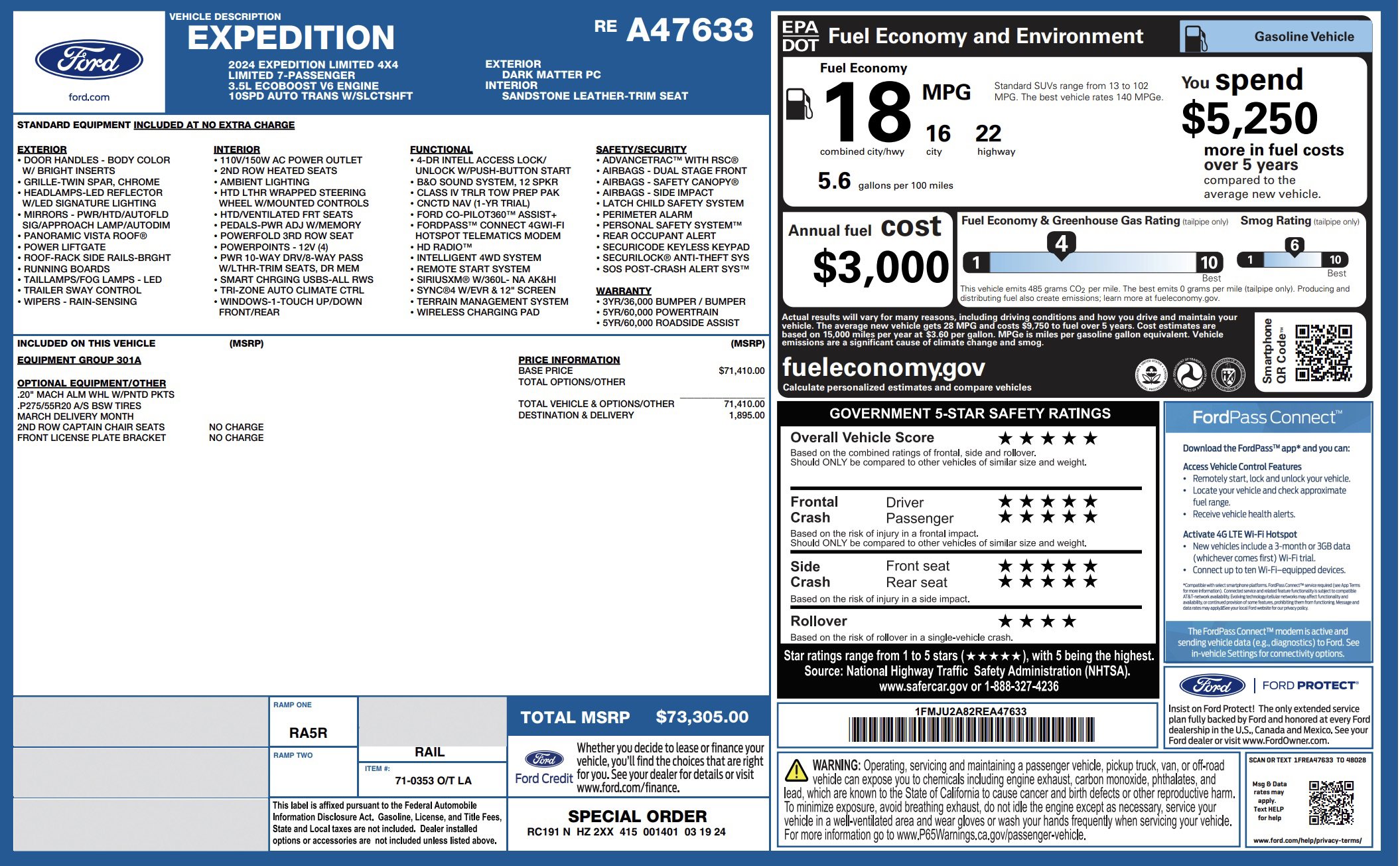 Used 2024 Ford Expedition Limited image 5