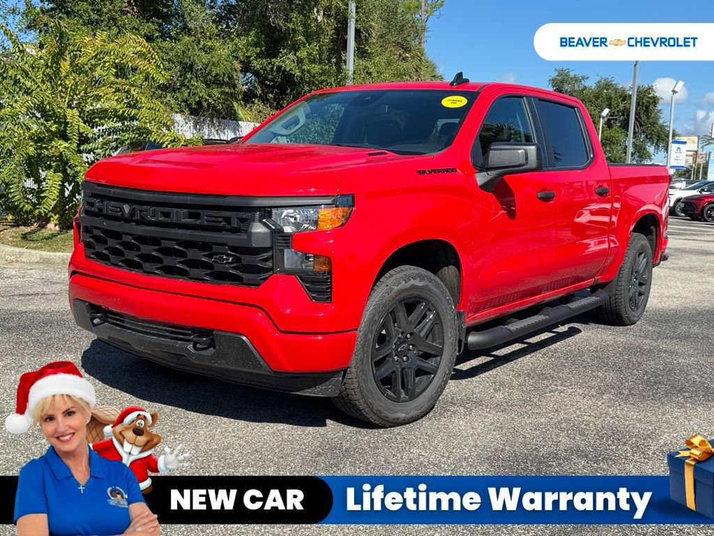 New 2025 Chevrolet Silverado 1500 Custom w/ Turbomax Blackout Package image 1