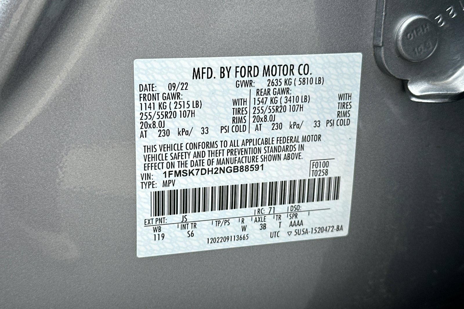 Certified 2022 Ford Explorer XLT w/ Equipment Group 202A RWD image 31
