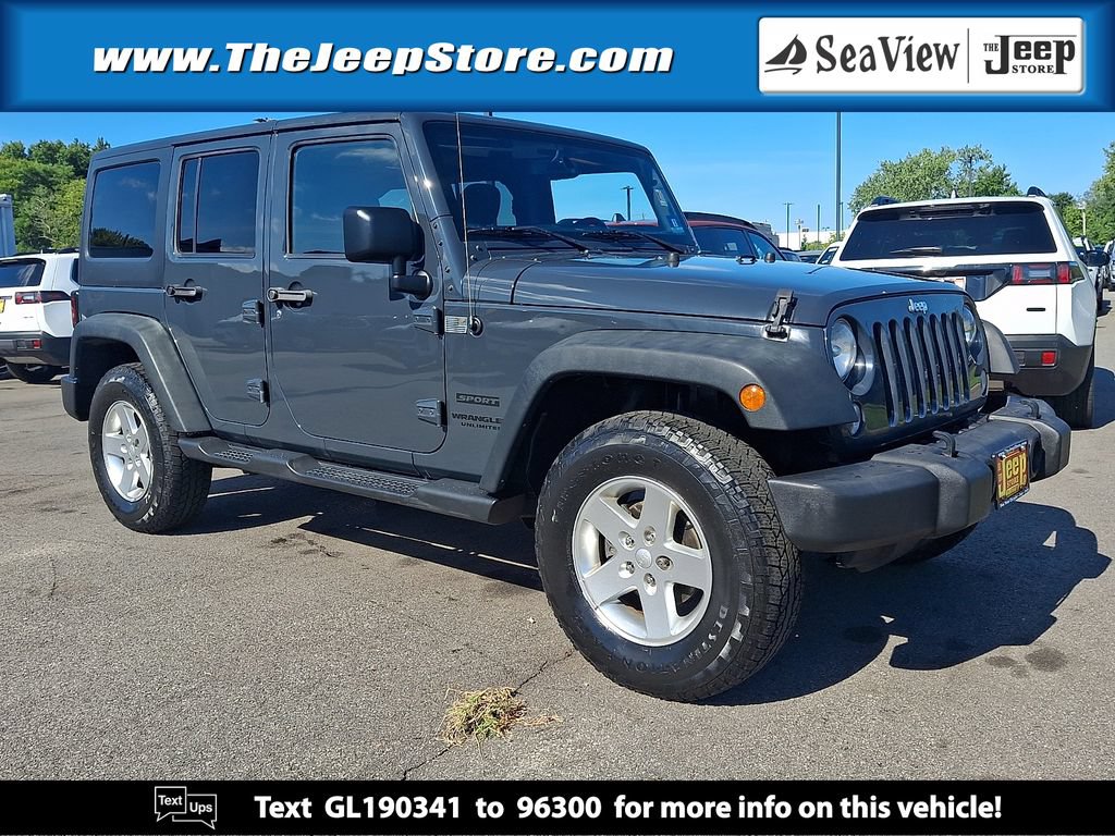 Used 2016 Jeep Wrangler Unlimited Sport w/ Quick Order Package 23S