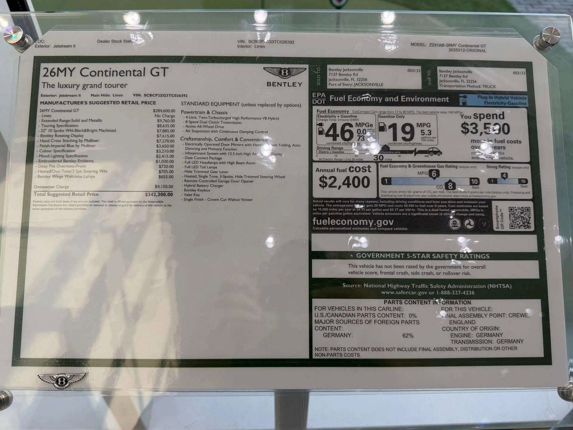 New 2026 Bentley Continental GT image 38