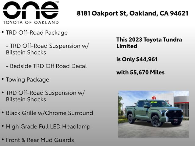 Used 2023 Toyota Tundra Limited w/ TRD Off-Road Package AWD/4WD image 11