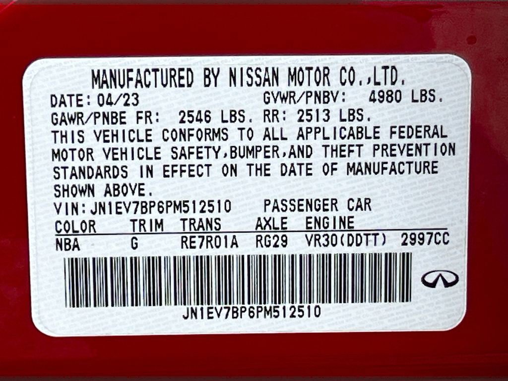 Used 2023 INFINITI Q50 Luxe w/ Cargo Package RWD image 33