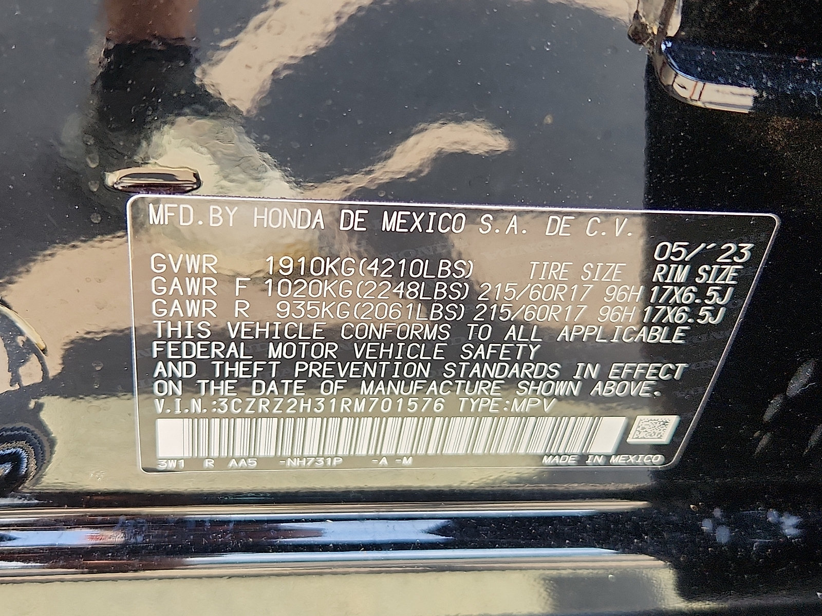 Used 2024 Honda HR-V LX image 26