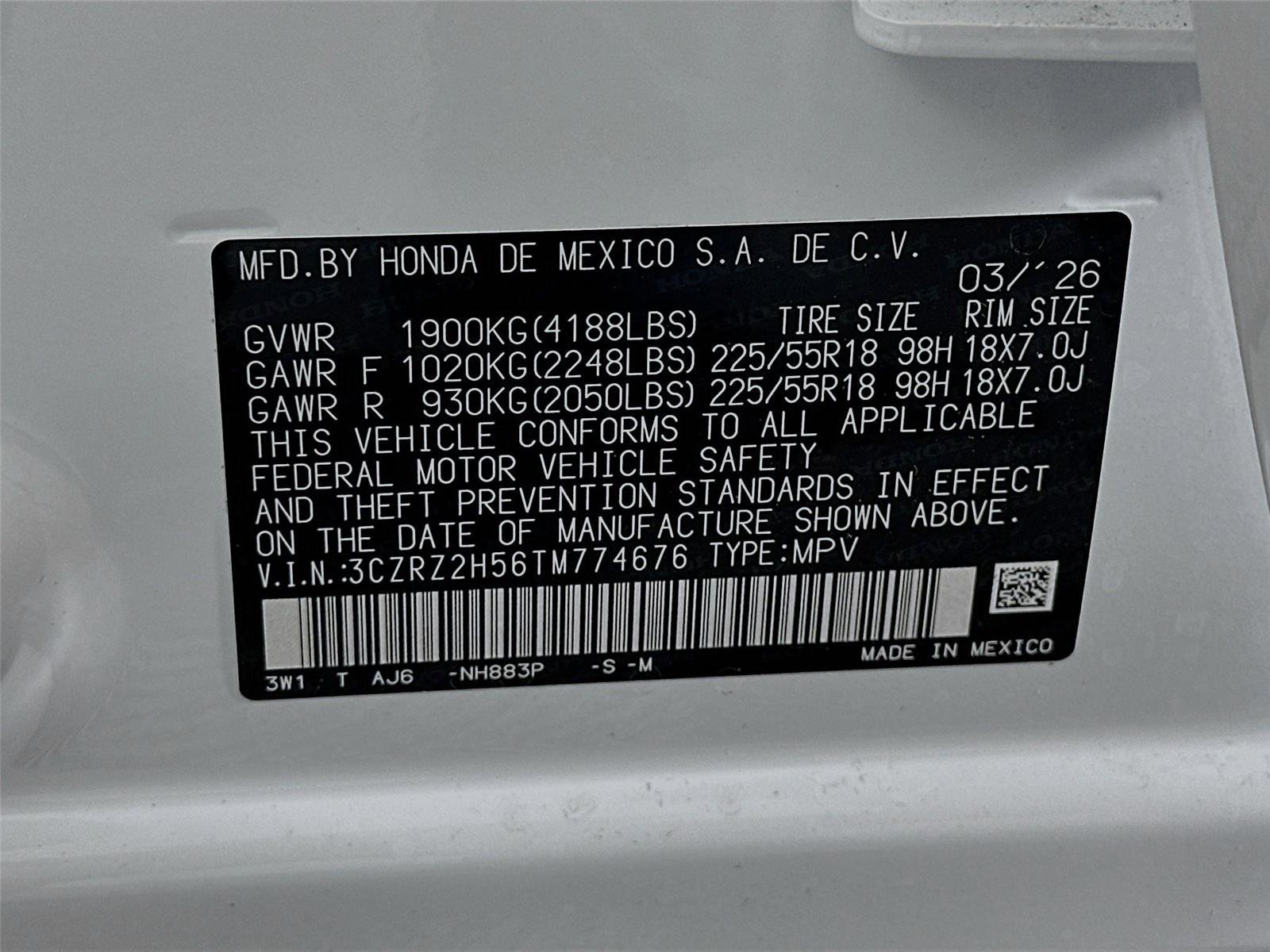 New 2026 Honda HR-V Sport image 22