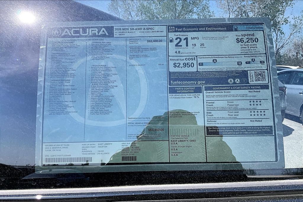 New 2026 Acura MDX A-Spec AWD/4WD image 40