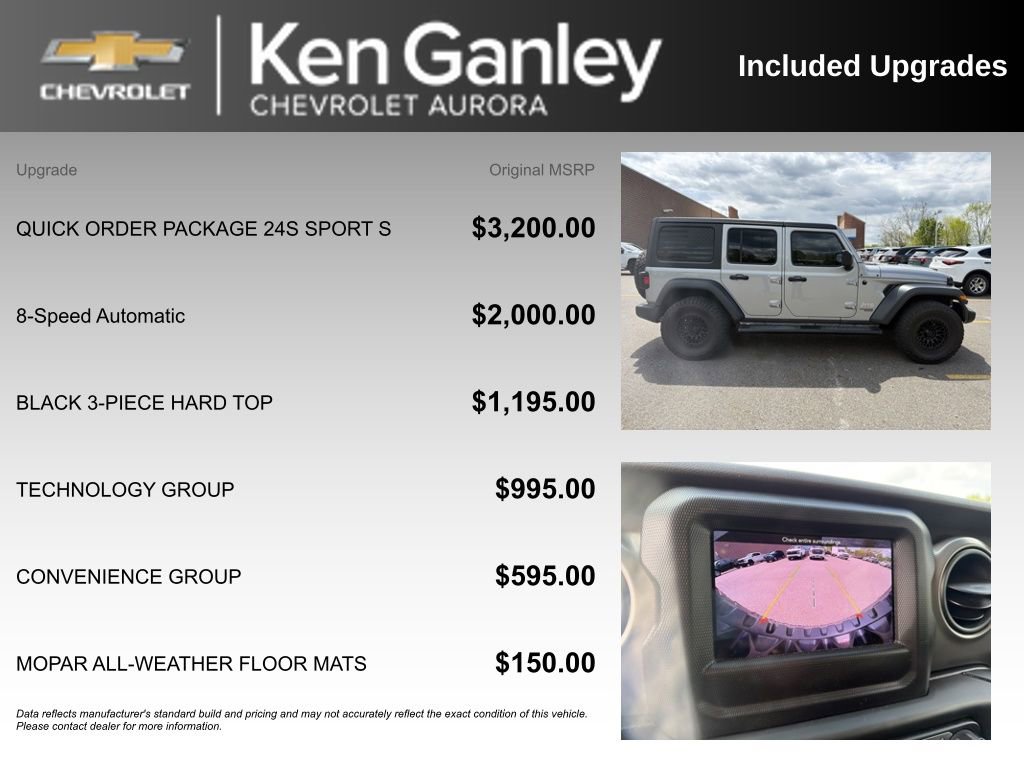 Used 2018 Jeep Wrangler Unlimited Sport S AWD/4WD image 6