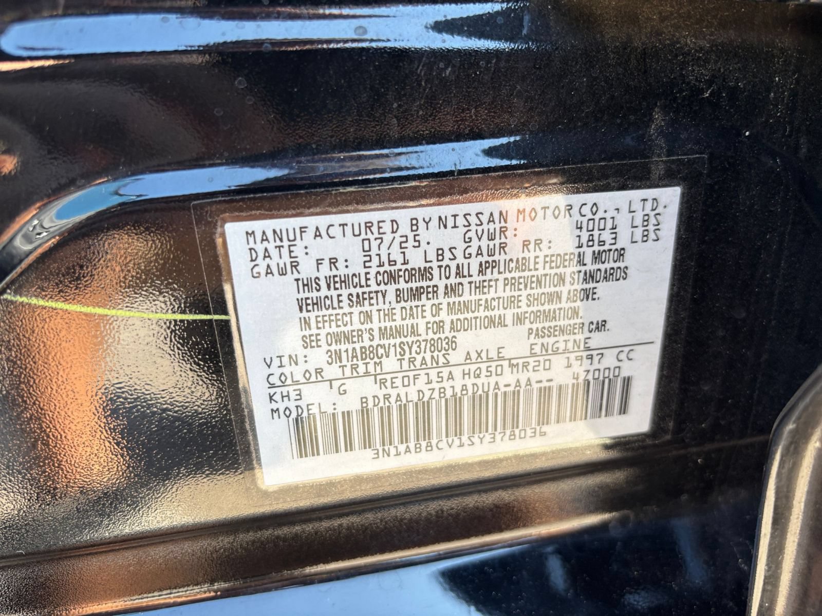 Used 2025 Nissan Sentra SV FWD image 26