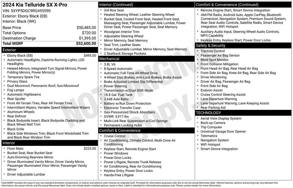 Certified 2024 Kia Telluride SX X-Pro AWD/4WD image 10