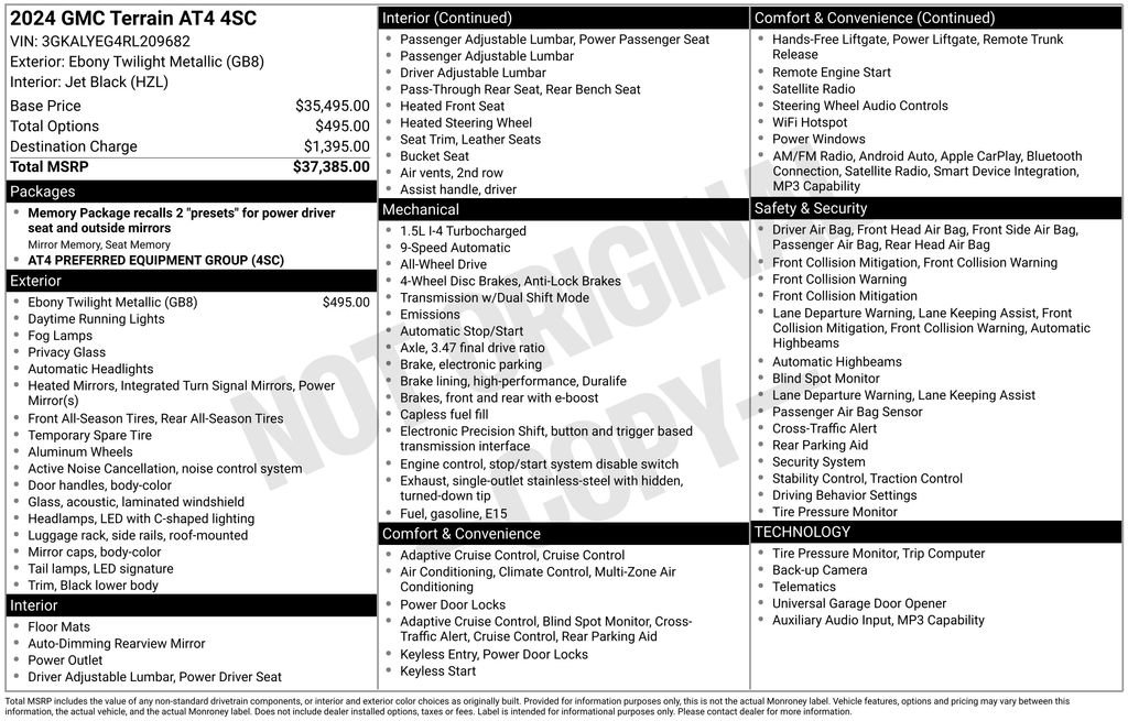 Certified 2024 GMC Terrain AT4 AWD/4WD image 2