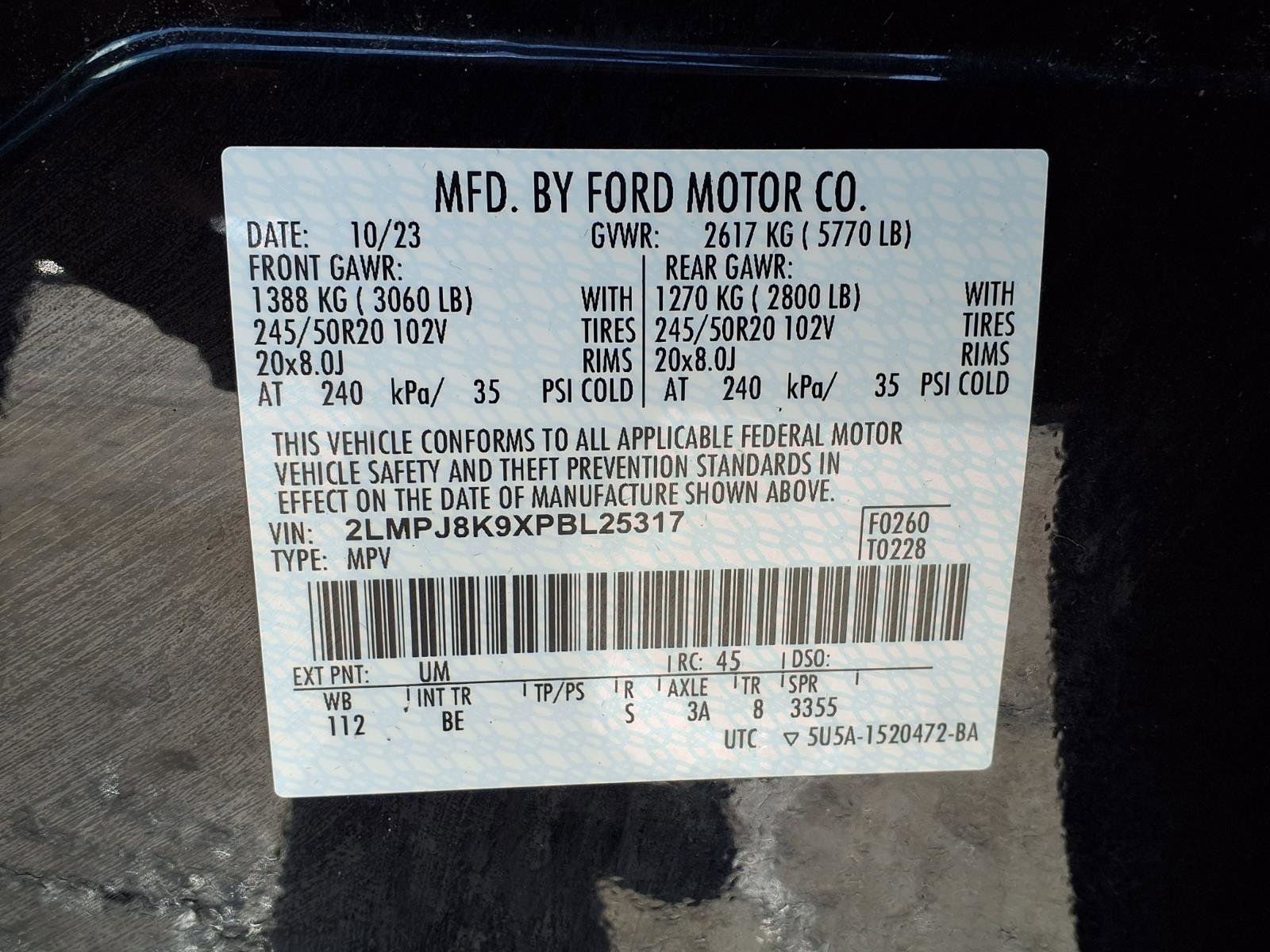 Used 2023 Lincoln Nautilus Reserve AWD/4WD image 24