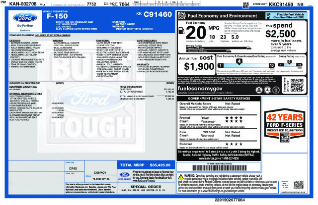 Used 2019 Ford F150 XL w/ XL Power Equipment Group AWD/4WD image 31