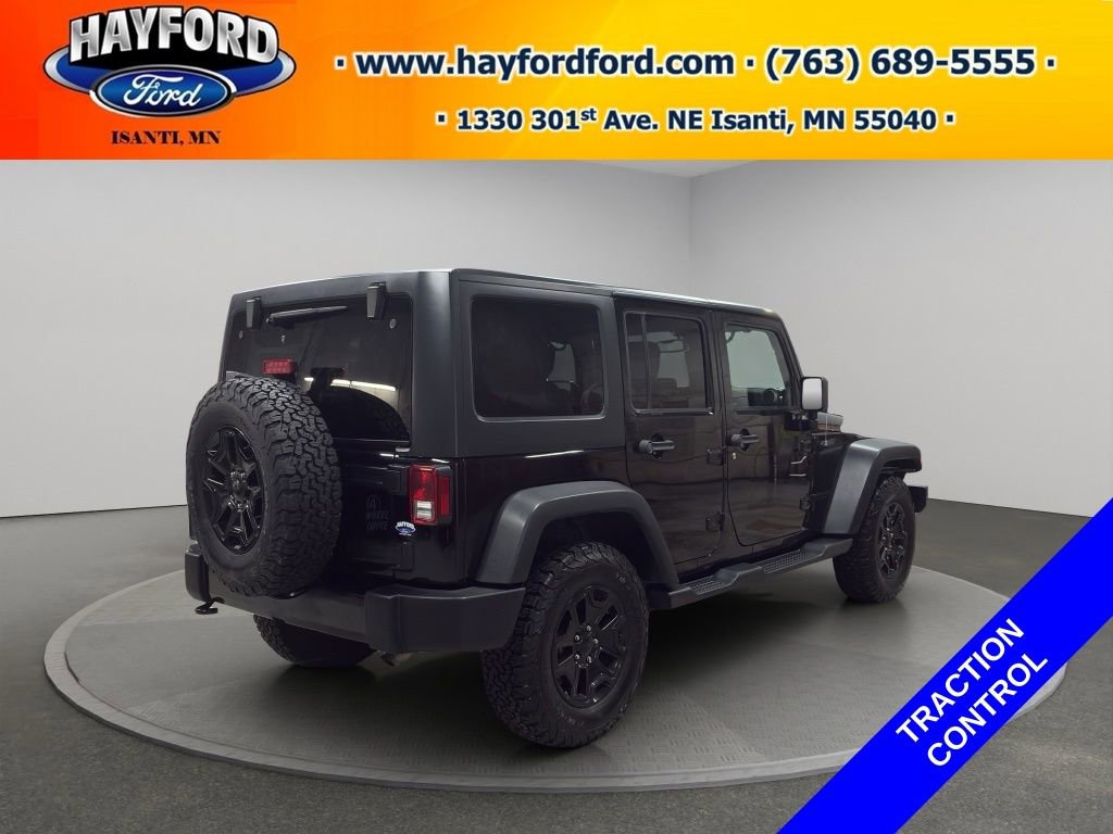 Used 2015 Jeep Wrangler Unlimited Willys image 3