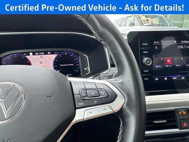 Certified 2025 Volkswagen Taos SEL w/ Black Wheel Plus Package AWD/4WD image 16