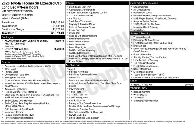 Certified 2020 Toyota Tacoma SR image 27