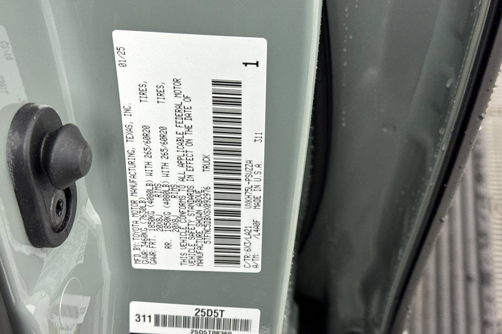 New 2025 Toyota Tundra Platinum image 26