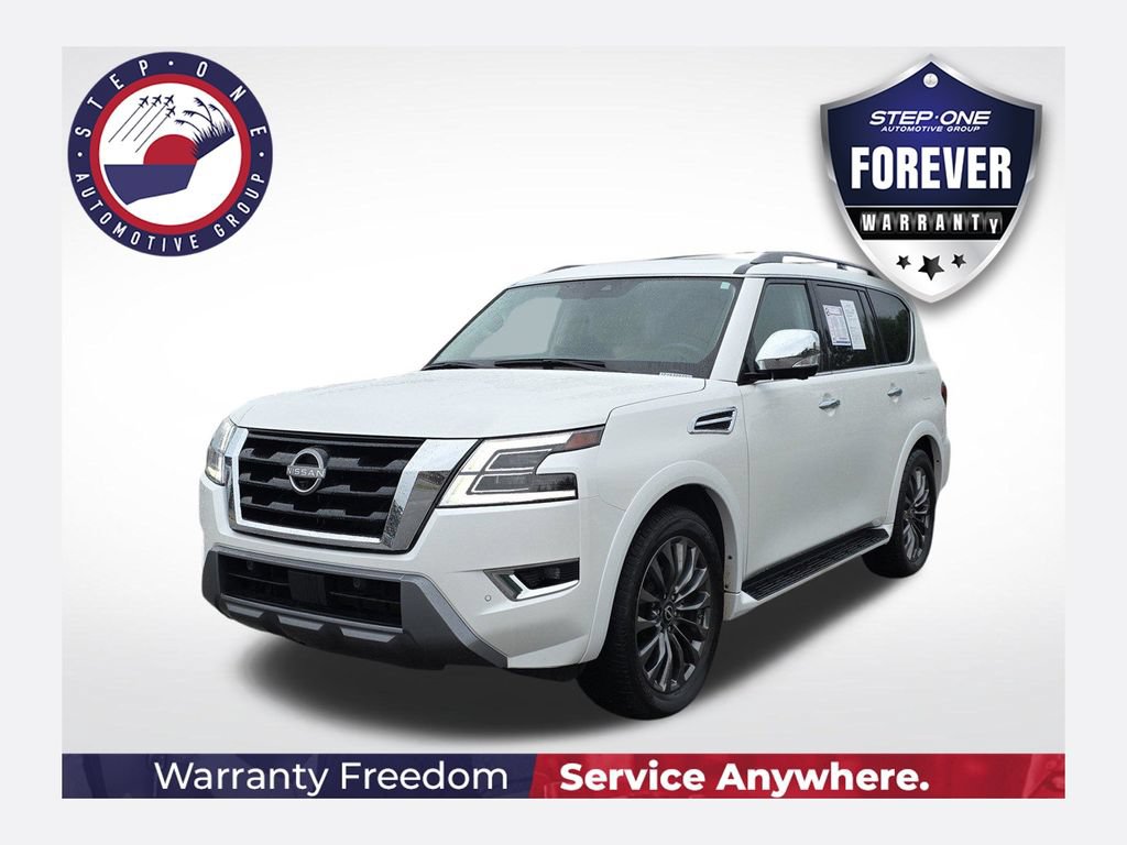 Used 2023 Nissan Armada Platinum w/ Captain's Chairs Package