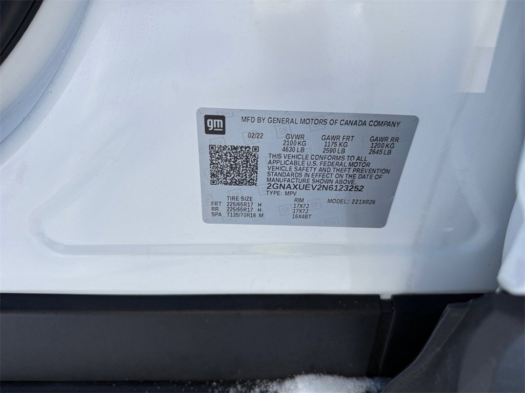 Used 2022 Chevrolet Equinox LT image 31