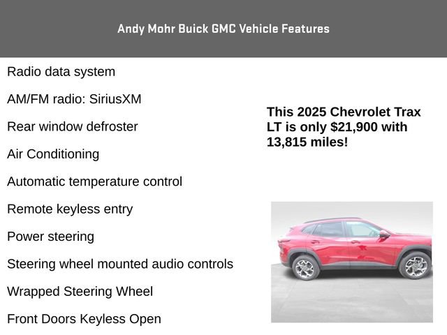 Used 2025 Chevrolet Trax LT w/ LT Convenience Package FWD image 8