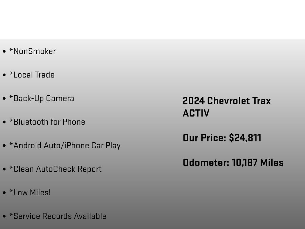 Used 2024 Chevrolet Trax ACTIV w/ Driver Confidence Package FWD image 12