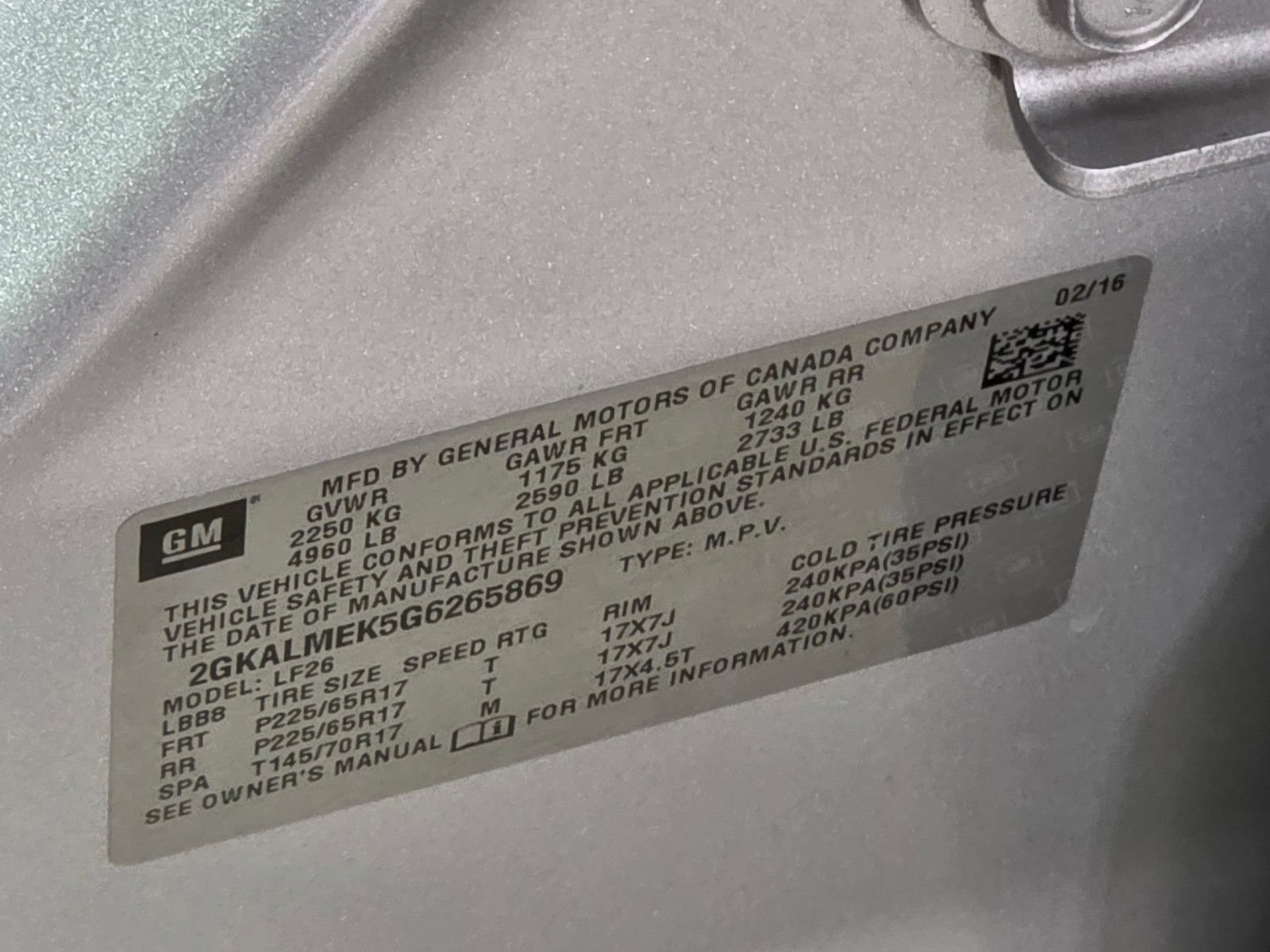 Used 2016 GMC Terrain SLE FWD image 33