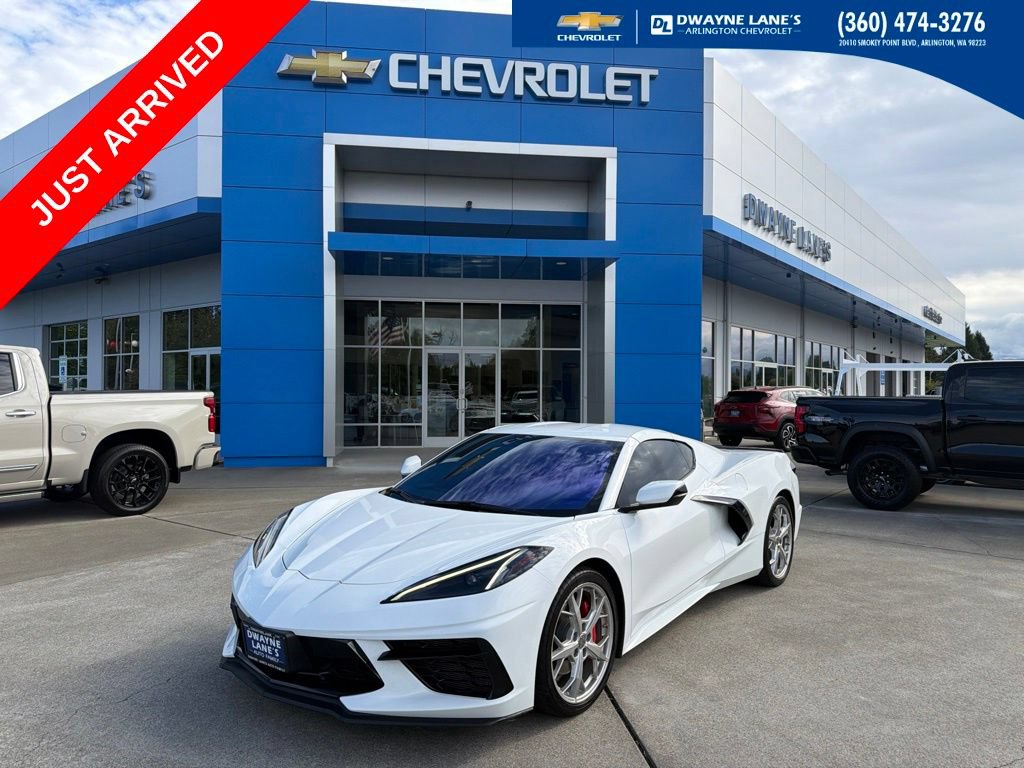 Used 2023 Chevrolet Corvette Stingray Coupe w/ Chrome Exterior Badge Package